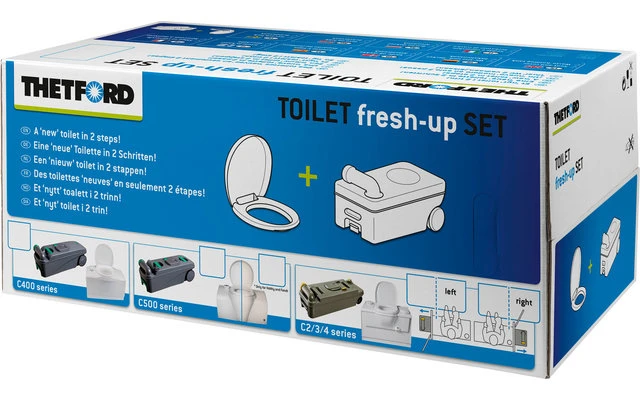 Thetford Fresh-Up Set C2 / C3 / C4 Serie (rechtes Modell) Toiletten-Aufbereitungsset 2 Thetford Fresh-Up Set C2 / C3 / C4 Serie (rechtes Modell) Toiletten-Aufbereitungsset – Bild 2