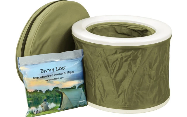 Bivvy Loo Tragbare Campingtoilette Inkl. Tragetasche Green 1 Bivvy Loo Tragbare Campingtoilette Inkl. Tragetasche Green