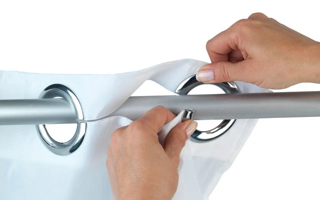 Wenko Comfort Flex Duschvorhang 180 X 200 Cm Weiß 2 Wenko Comfort Flex Duschvorhang 180 X 200 Cm Weiß – Bild 2