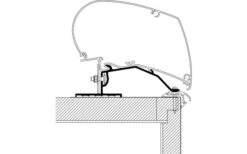 Thule Caravan Omnistor 6200 / 6300 / 9200 Markisenadapter Dachmontage 3,0 M -Perfect Zelte 357758 2544050