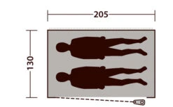 Outwell Freistehendes Innenzelt Blau -Perfect Zelte 439200 3116115