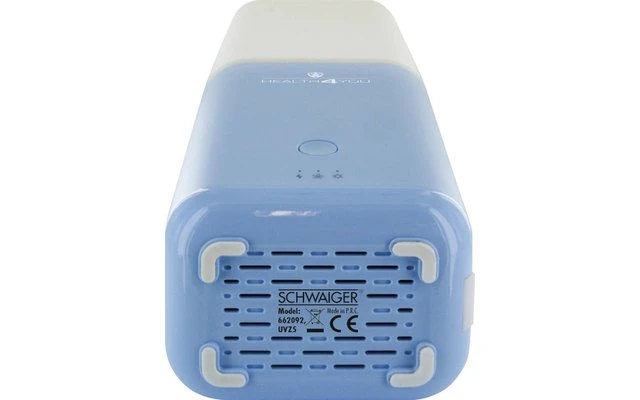Schwaiger UV-Zahnbürstensterilisator Blau 5 Schwaiger UV-Zahnbürstensterilisator Blau – Bild 5