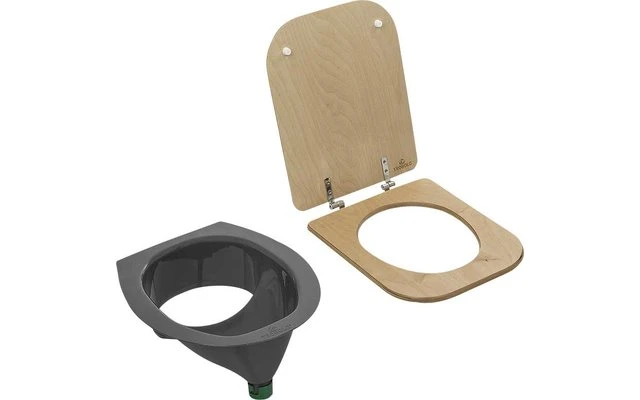 TROBOLO Trenntoiletten Einsatz Grau Und Toilettensitz 1 TROBOLO Trenntoiletten Einsatz Grau Und Toilettensitz