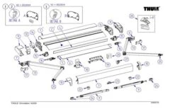 Thule Gehäuse-Stütze