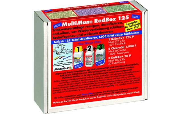 MultiMan MultiBox RedBox 125 Trinkwasser Desinfektion 1 MultiMan MultiBox RedBox 125 Trinkwasser Desinfektion