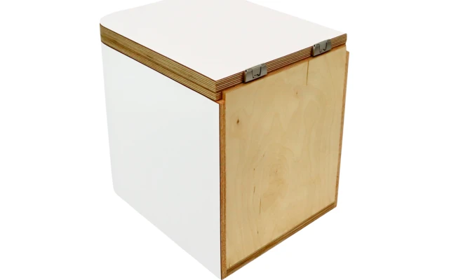 TRELINO Timber Trenntoilette M Weiß 3 TRELINO Timber Trenntoilette M Weiß – Bild 3