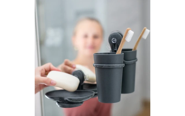 Koziol Loop Seifenschale Mit Saugnapf Desert Sand 3 Koziol Loop Seifenschale Mit Saugnapf Desert Sand – Bild 3