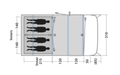 Outwell Avondale 4PA Tunnelzelt -Perfect Zelte 748517 5009087