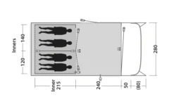 Outwell Greenwood 4 Tunnelzelt 13 Outwell Greenwood 4 Tunnelzelt -Perfect Zelte 748523 5009078