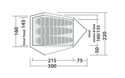 Robens Challenger 3XE Tunnelzelt Grün 10 Robens Challenger 3XE Tunnelzelt Grün -Perfect Zelte 771893 5131136
