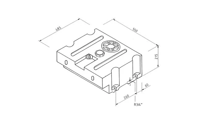 Wassertank 45 Liter 55 X 48,5 X 21,5 Cm 1 Wassertank 45 Liter 55 X 48,5 X 21,5 Cm