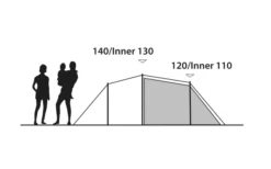 Outwell Earth 2 Doppelbeschichtetes Zelt -Perfect Zelte 790742 5217254