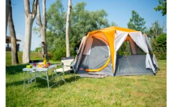 Coleman Octagon Familienzelt Für 8 Personen Orange -Perfect Zelte 823919 5325635