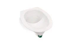 TROBOLO Do It Yourself Set 5 Teilig Für Den Eigenbau Der Trenntoilette Mit Toilettensitz 11 Liter Grau